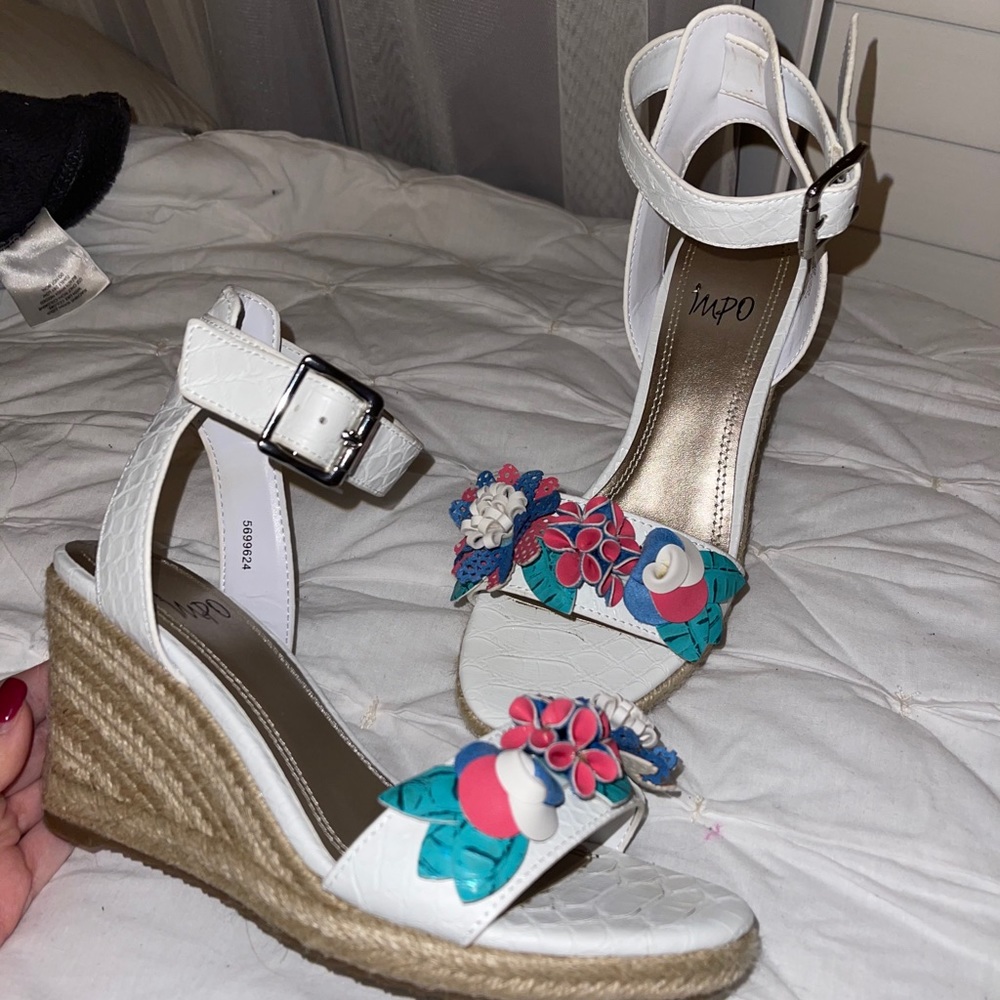 Impo Term Floral Sandal Wedge
